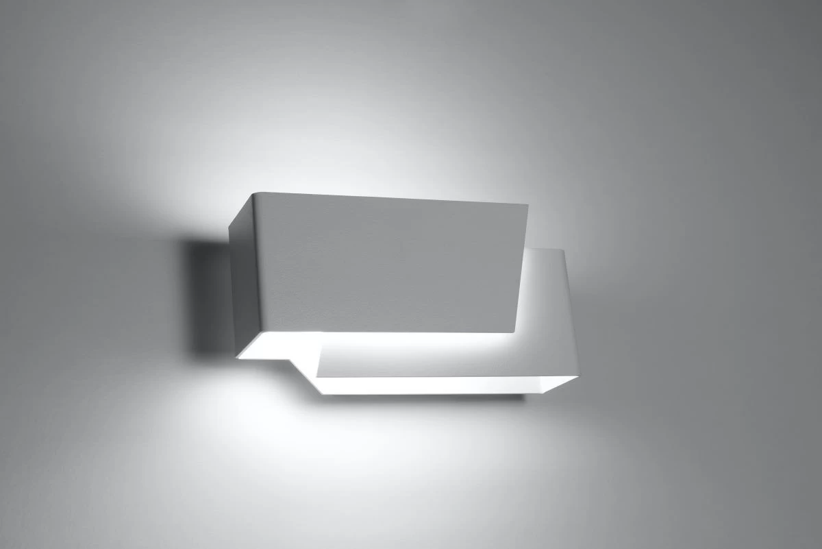 Sollux PIEGARE Moderne Wandleuchte Weiss 1-flg. G9 4 Sollux PIEGARE Moderne Wandleuchte Weiss 1-flg. G9 – Bild 2