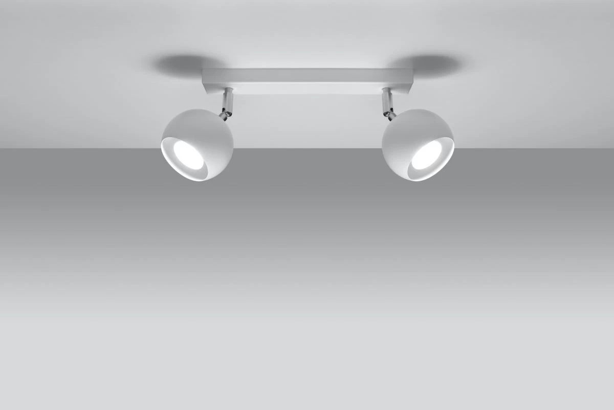 Sollux OCULARE Deckenlampe Weiss 2-flg. GU10 4 Sollux OCULARE Deckenlampe Weiss 2-flg. GU10 – Bild 2