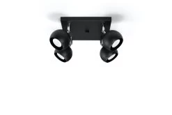 Sollux OCULARE Deckenlampe Schwarz 4-flg. GU10