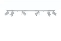 Sollux RING Moderner Deckenstrahler Grau 6-flg. GU10