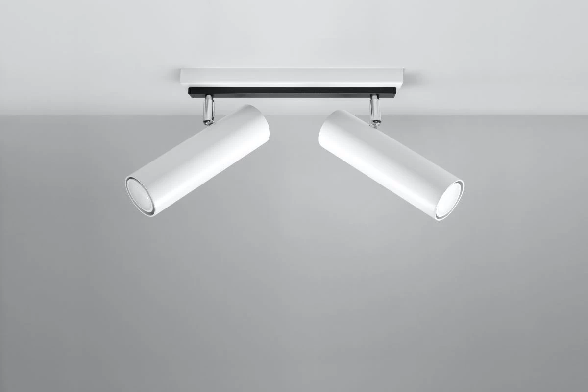 Sollux DIREZIONE Deckenlampe Weiss 2-flg. GU10 3 Sollux DIREZIONE Deckenlampe Weiss 2-flg. GU10