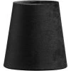 Lampenschirm Textil Samt Schwarz PR Home Queen 10x10cm Befestigungsklipp Für Kerzen Leuchtmittel -Lichtwelt Verkauf 0610 309