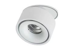 Lumexx Semi LED Einbauleuchte Weiß/weiß 10W, 680lm, 2700k