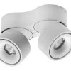 Lumexx Double LED Aufbauleuchte Weiß/weiß 2x10W, 2x680lm, 2700k -Lichtwelt Verkauf 2 215 09 4 easy double wei wei
