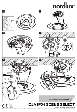 LED Deckenlampe Chrom Nordlux Oja 29 IP54 1600lm 3000/4000K Stepdimmer -Lichtwelt Verkauf 2012026133 mont