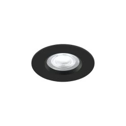 Nordlux Smart Home DONSMART RGB LED Einbaustrahler Schwarz 3er Set 320lm IP65 App Steuerbar 8,5x8,5x5,4cm