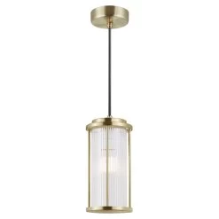 Nordlux LINTON Outdoor Hängelampe Messing E27 IP54 Dimmbar 13x13x25,4cm -Lichtwelt Verkauf 2218273035 2