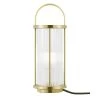 Nordlux LINTON Outdoor Tischlampe Messing E27 IP54 Mit Kabelschalter 13x13x32,5cm -Lichtwelt Verkauf 2218295035