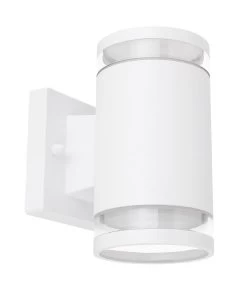 Globo Alcala Wandaußenleuchte Weiß, Klar 2x GX53 Dimmbar X10x16,5cm -Lichtwelt Verkauf 32063 2w b