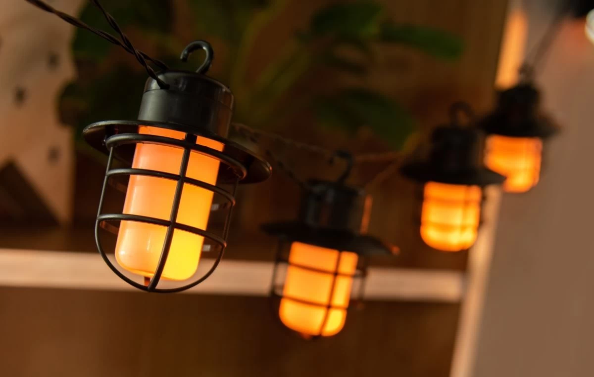 Globo Solar Lichterkette Laternenform Kunststoff Schwarz 480x8,2x11,2cm Von Globo 7 Globo Solar Lichterkette Laternenform Kunststoff Schwarz 480x8,2x11,2cm Von Globo – Bild 5