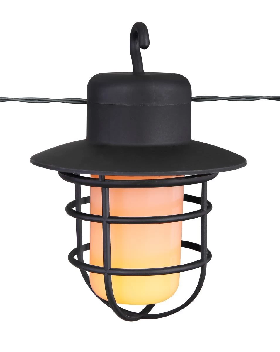 Globo Solar Lichterkette Laternenform Kunststoff Schwarz 480x8,2x11,2cm Von Globo 4 Globo Solar Lichterkette Laternenform Kunststoff Schwarz 480x8,2x11,2cm Von Globo – Bild 2