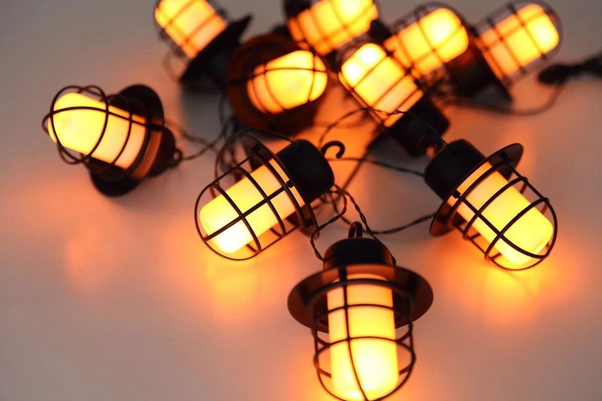 Globo Solar Lichterkette Laternenform Kunststoff Schwarz 480x8,2x11,2cm Von Globo 6 Globo Solar Lichterkette Laternenform Kunststoff Schwarz 480x8,2x11,2cm Von Globo – Bild 4