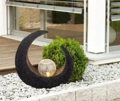 LED Solarlampe In Halbmondform Mit Kugel Von Globo -Lichtwelt Verkauf 33469 am