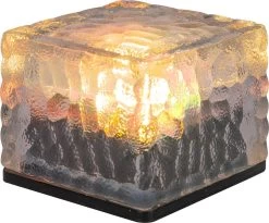 Globo Solarleuchte "Eiswürfel" Kunststoff, 1xLED