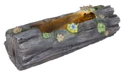 LED Solar Blumentopf In Holzoptik Antik-grau Zum Bepflanzen LBH:44,3x17,3x13,5cm Von Globo 11 LED Solar Blumentopf In Holzoptik Antik-grau Zum Bepflanzen LBH:44,3x17,3x13,5cm Von Globo -Lichtwelt Verkauf 33657 a