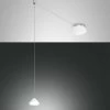 LED Hängeleuchte Weiß, Chrom Satiniert Fabas Luce Smartluce Isabella 720lm -Lichtwelt Verkauf 3410 41 102