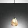 Hängeleuchte Schwarz Amber Fabas Luce Smartluce Gisella 20cm E27 1 Hängeleuchte Schwarz Amber Fabas Luce Smartluce Gisella 20cm E27 -Lichtwelt Verkauf 3518 40 125