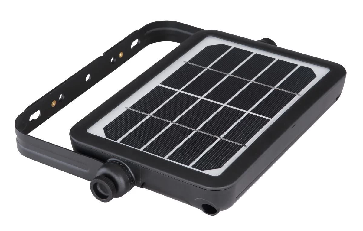 Solar LED Fluter Schwarz Kunststoff 500lm 3000K M. Bewegungsmelder Von Globo 7 Solar LED Fluter Schwarz Kunststoff 500lm 3000K M. Bewegungsmelder Von Globo – Bild 5