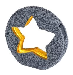 Design Solarleuchte Stern Steingrau Goldfarben 48xLED, 31x8,5x29,5cm Von Globo -Lichtwelt Verkauf 36524 a