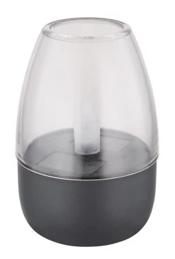 LED Solar Tischleuchte Kerze Mit Flackerndem LED 60x90mm Von Globo