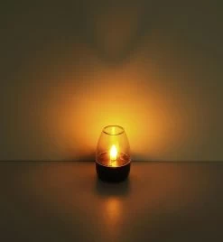 LED Solar Tischleuchte Kerze Mit Flackerndem LED 60x90mm Von Globo -Lichtwelt Verkauf 36703 s