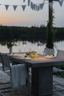 KONSTSMIDE Capri LED USB Akku Tischleuchte Weiss Dimmbar 2700/3000K -Lichtwelt Verkauf 37308 7814 250.s.1.0