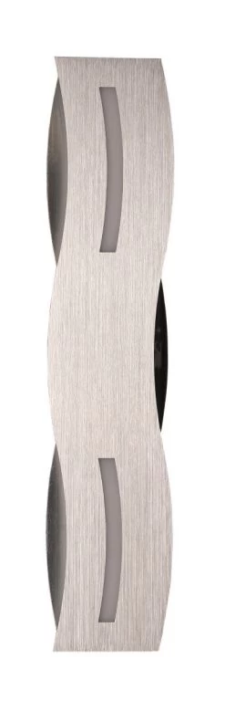 Luce Design Wave LED Wandleuchte Nickel-matt 800lm 3000K 11x13x42,5cm Dimmbar