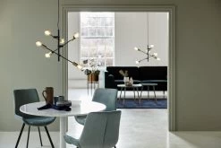 Design Hängeleuchte Schwarz Matt Nordlux Josefine 6x E27 -Lichtwelt Verkauf 48933003 5