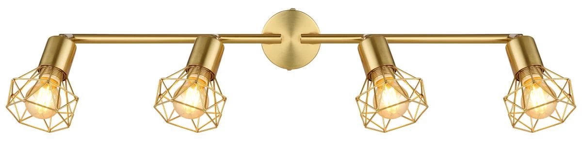 Globo XARA I Strahler Goldfarben, 4xE14 7 Globo XARA I Strahler Goldfarben, 4xE14 – Bild 5