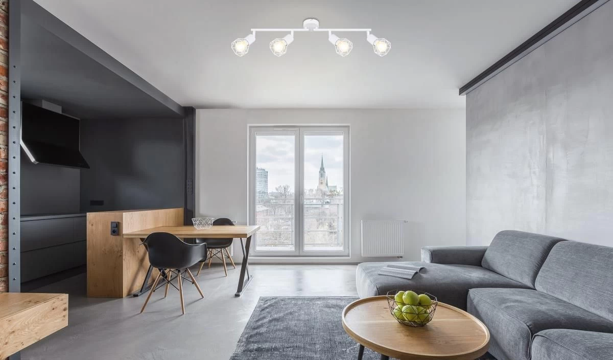 Globo Xara I Deckenstrahler Weiß 4x E14 Dimmbar 60x8x19,5cm 4 Globo Xara I Deckenstrahler Weiß 4x E14 Dimmbar 60x8x19,5cm – Bild 2