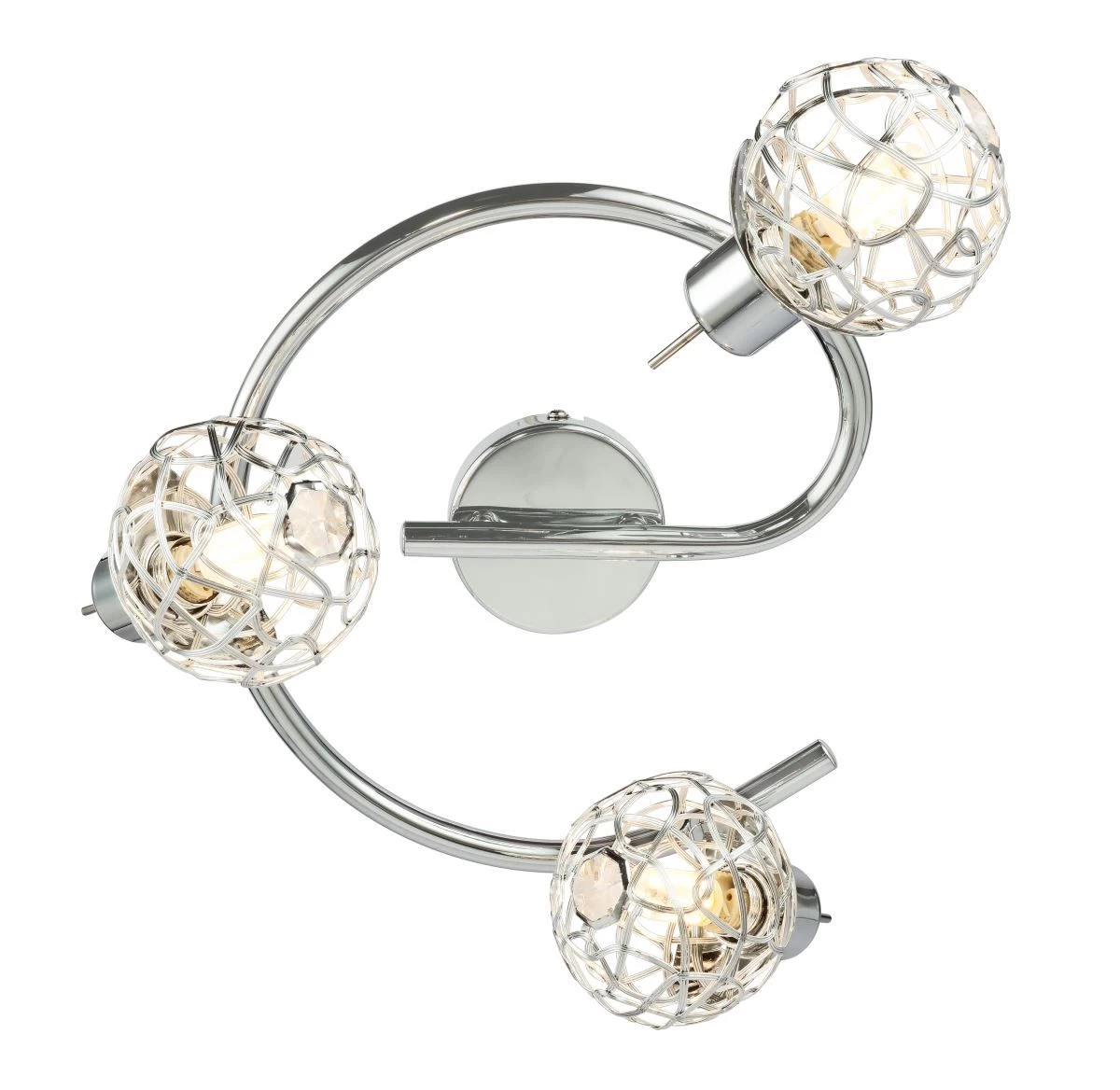 Globo Bolt LED Deckenstrahler Chrom, Silber 3x G9 25x14cm 7 Globo Bolt LED Deckenstrahler Chrom, Silber 3x G9 25x14cm – Bild 5