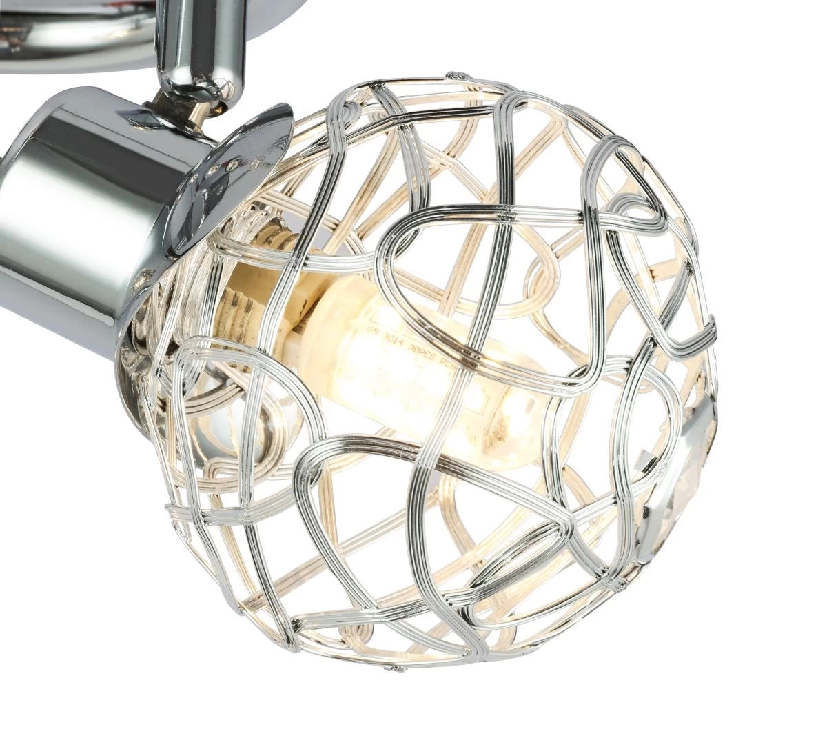 Globo Bolt LED Deckenstrahler Chrom, Silber 3x G9 25x14cm 8 Globo Bolt LED Deckenstrahler Chrom, Silber 3x G9 25x14cm – Bild 6