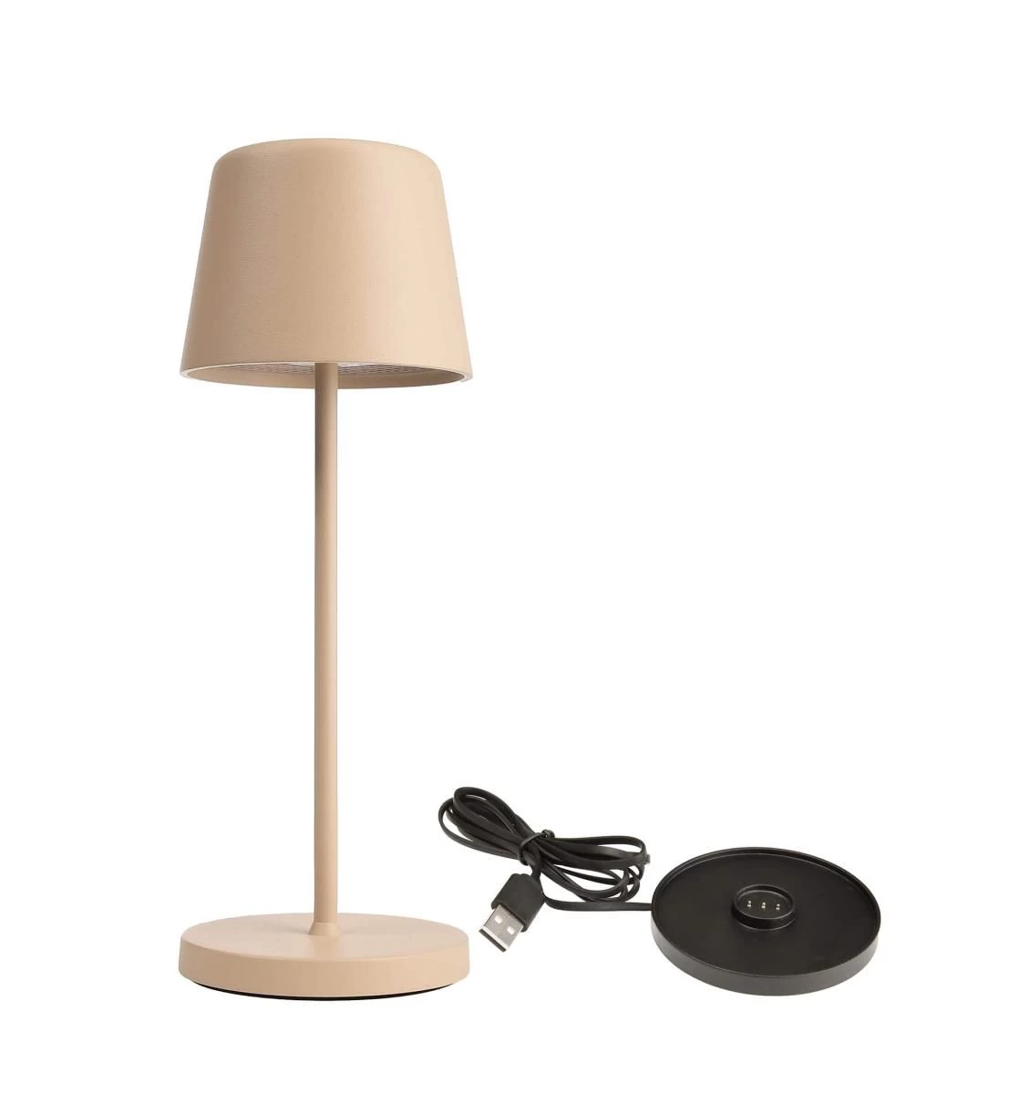 Deko Light Akku Tischlampe Canis Mini Beige Dimmbar Mit Ladesockel 2200/3000K IP65 3 Deko Light Akku Tischlampe Canis Mini Beige Dimmbar Mit Ladesockel 2200/3000K IP65