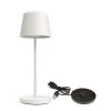 Deko Light Akku Tischlampe Canis Mini Weiß Dimmbar Mit Ladesockel 2200/3000K IP65 -Lichtwelt Verkauf 620207 1