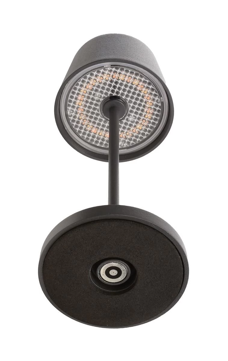 Deko Light Akku Tischlampe Canis Mini Grau Dimmbar Mit Ladesockel 2200/3000K IP65 4 Deko Light Akku Tischlampe Canis Mini Grau Dimmbar Mit Ladesockel 2200/3000K IP65 – Bild 2