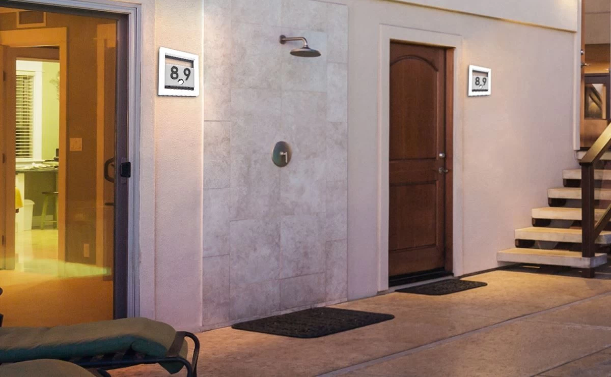 Lutec Alice LED Hausnummernleuchte Silber IP44 7x23x23,5cm 6 Lutec Alice LED Hausnummernleuchte Silber IP44 7x23x23,5cm – Bild 4