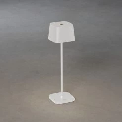 KONSTSMIDE Capri LED USB Akku Tischleuchte Weiss Dimmbar 2700/3000K -Lichtwelt Verkauf 7814 250.p.4.0