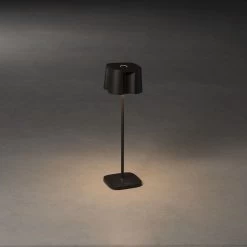 KONSTSMIDE Nice Akku Tischleuchte IP54 Schwarz Dimmbar 2700/3000K 15 KONSTSMIDE Nice Akku Tischleuchte IP54 Schwarz Dimmbar 2700/3000K -Lichtwelt Verkauf 7818 750.f.1.0