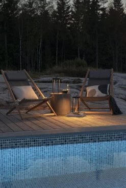 KONSTSMIDE Manorola LED USB Akku Laterne Rund Dimmbar 2700K/3000K -Lichtwelt Verkauf 7820 750.s.1.0