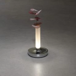 KONSTSMIDE Biarritz Akku Tischleuchte IP54 Silberfarben Dimmbar 1800/3000/4000K -Lichtwelt Verkauf 7827 003.p.2.0