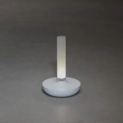 KONSTSMIDE Biarritz Akku Tischleuchte IP54 Weiss Dimmbar 1800/3000/4000K 18 KONSTSMIDE Biarritz Akku Tischleuchte IP54 Weiss Dimmbar 1800/3000/4000K -Lichtwelt Verkauf 7827 253.f.1.0