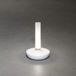 KONSTSMIDE Biarritz Akku Tischleuchte IP54 Weiss Dimmbar 1800/3000/4000K 19 KONSTSMIDE Biarritz Akku Tischleuchte IP54 Weiss Dimmbar 1800/3000/4000K -Lichtwelt Verkauf 7827 253.p.1.0