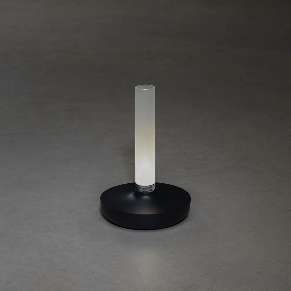 KONSTSMIDE Biarritz Akku Tischleuchte IP54 Schwarz Dimmbar 1800/3000/4000K 8 KONSTSMIDE Biarritz Akku Tischleuchte IP54 Schwarz Dimmbar 1800/3000/4000K – Bild 6