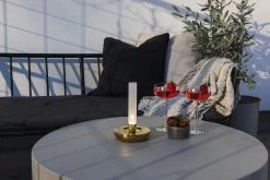 KONSTSMIDE Biarritz Akku Tischleuchte IP54 Goldfarben Dimmbar 1800/3000/4000K -Lichtwelt Verkauf 7827 803.s.3.0