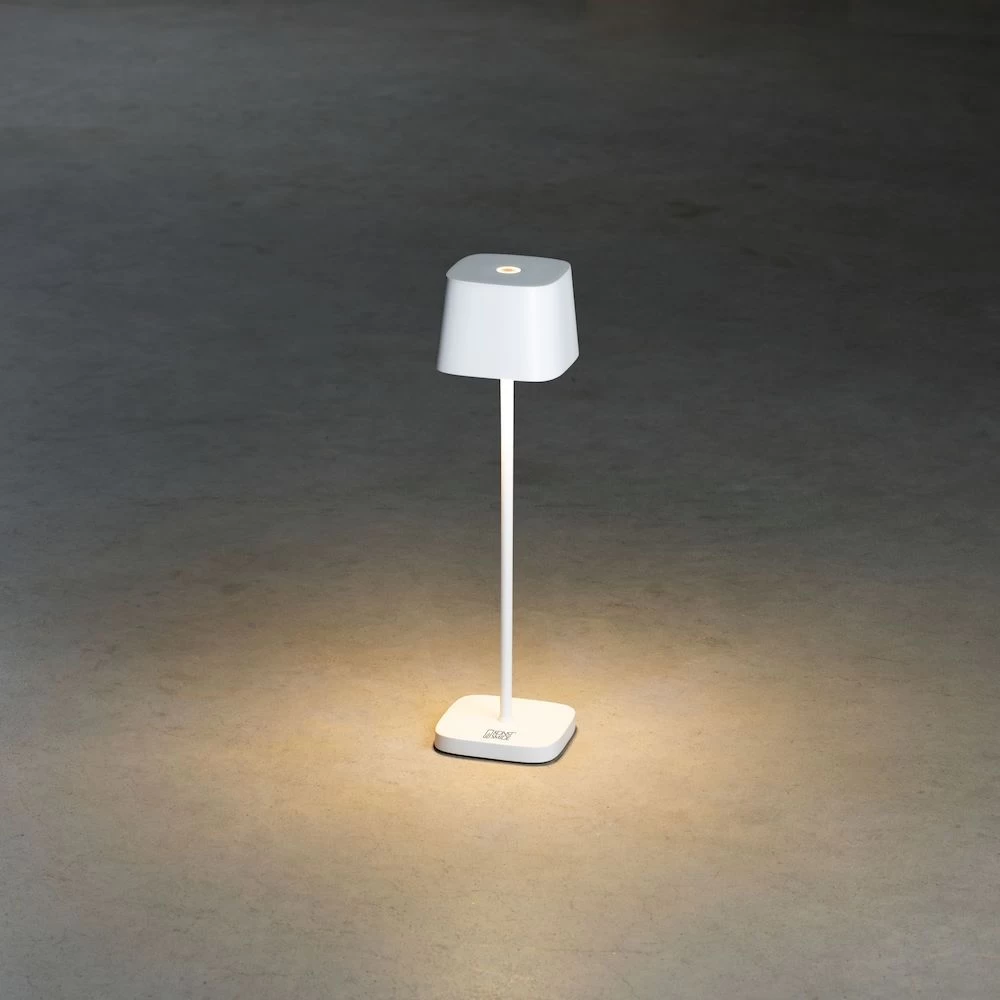 KONSTSMIDE Capri Mini LED USB Akku Tischleuchte Weiss Dimmbar 2200/3000K 8 KONSTSMIDE Capri Mini LED USB Akku Tischleuchte Weiss Dimmbar 2200/3000K – Bild 6