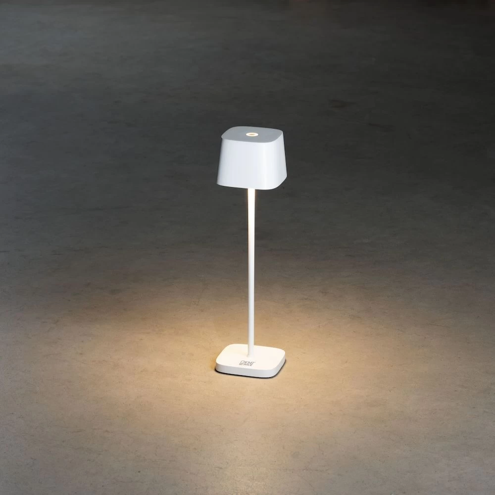 KONSTSMIDE Capri Mini LED USB Akku Tischleuchte Weiss Dimmbar 2200/3000K 7 KONSTSMIDE Capri Mini LED USB Akku Tischleuchte Weiss Dimmbar 2200/3000K – Bild 5