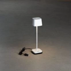 KONSTSMIDE Capri Mini LED USB Akku Tischleuchte Weiss Dimmbar 2200/3000K 18 KONSTSMIDE Capri Mini LED USB Akku Tischleuchte Weiss Dimmbar 2200/3000K -Lichtwelt Verkauf 7829 250.p.2.0