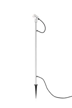 KONSTSMIDE Monza LED Erdspießleuchte Schwenkbarer Kopf Alu