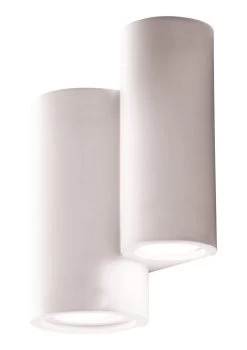 Luce Design Banjie Wandleuchte Weiß 4x GU10 Überstreichbar