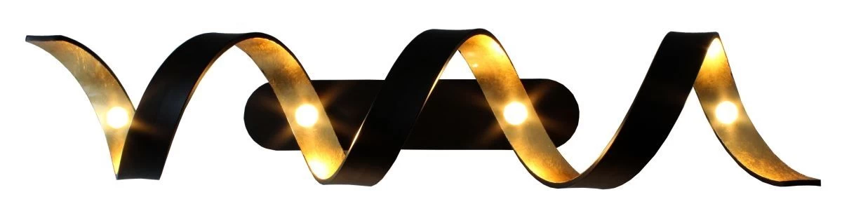 Luce Design Helix LED Deckenleuchte Gold, Schwarz 1200lm 3000K 80cm Dimmbar 7 Luce Design Helix LED Deckenleuchte Gold, Schwarz 1200lm 3000K 80cm Dimmbar – Bild 5